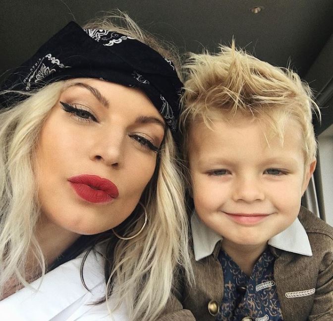 Axl Jack Duhamel is very close to his mother Stacy Ann Ferguson