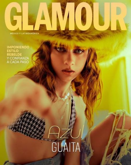 Azul Guaita fatured on magazine covers