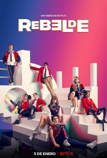 Azul appeared in the Netflix series Rebelde