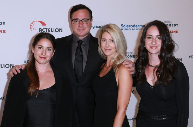 Bob Saget and his family