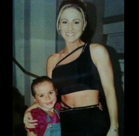 Brittany Williams with her mother