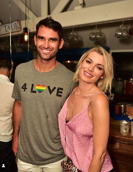 Carl Radke and his girlfriend