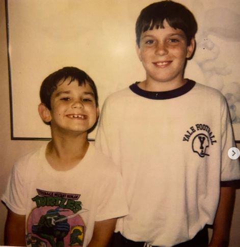 Carl Radke old image with his brother