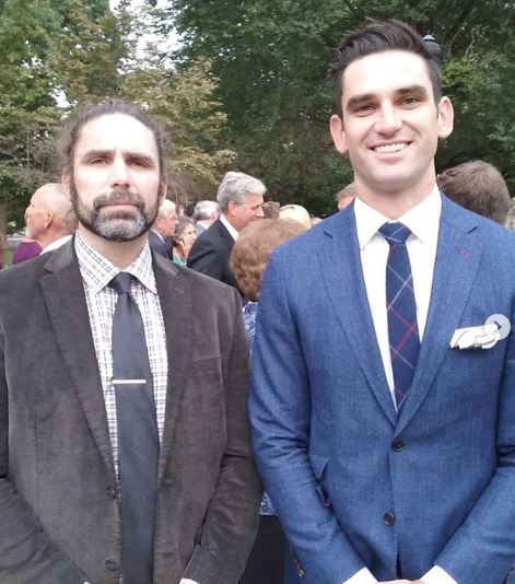 Carl Radke with his elder brother
