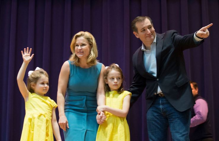 Caroline with her family