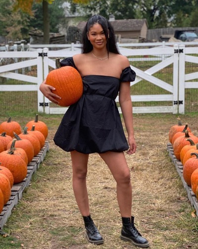 Chanel Iman height is 5 feet 10 inches tall