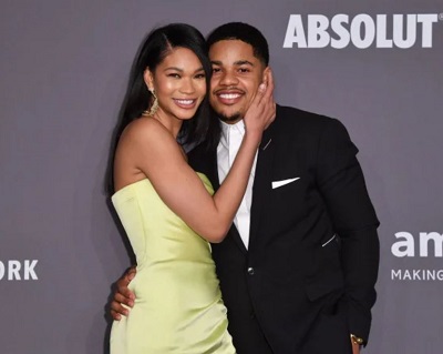 Chanel Iman with her husband Sterling Shepard