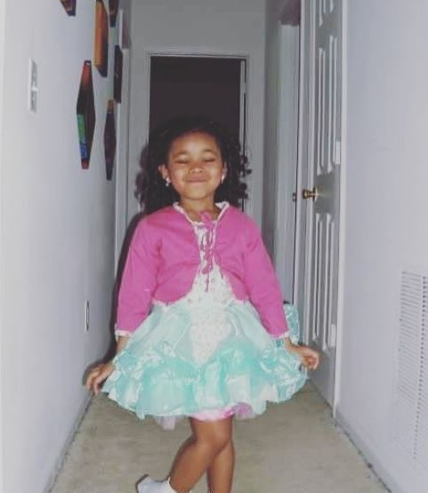 Childhood photo of Ariana Neal