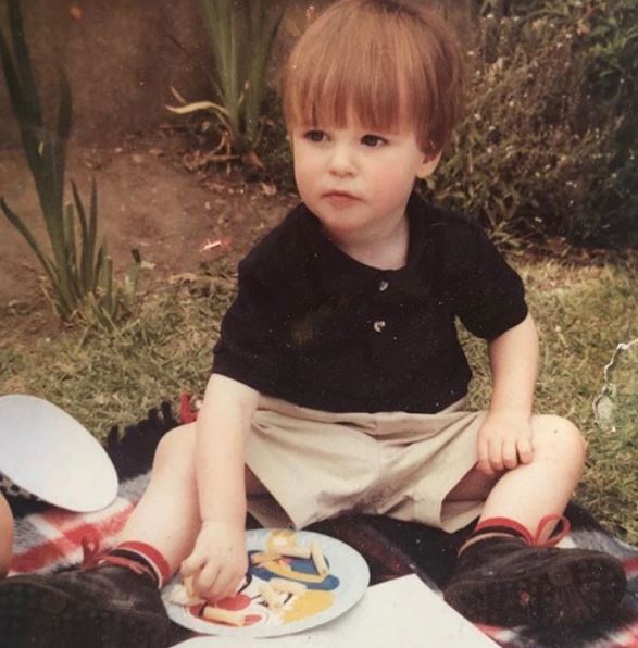 Childhood photo of Sean