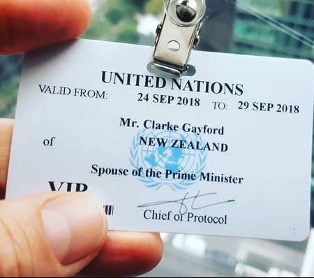 Clarke Gayford wife