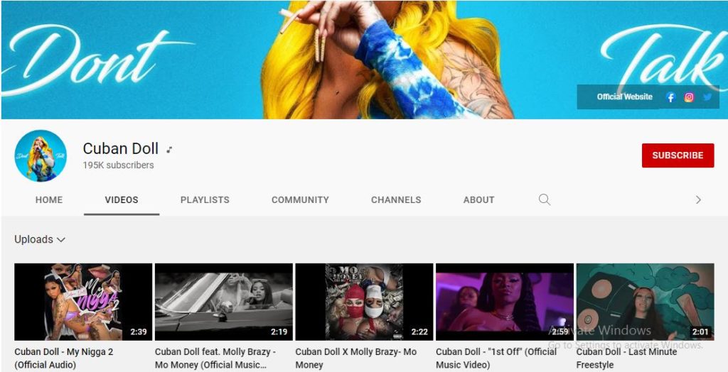 Cuban's Youtube channel