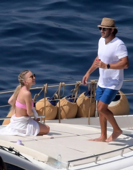 Davino and Sydney Sweeney spotted on various places