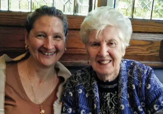 Denise Lombardo with her family member
