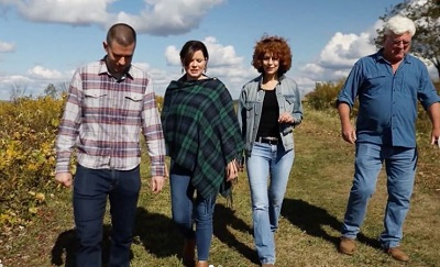 Donna Palomba with her family