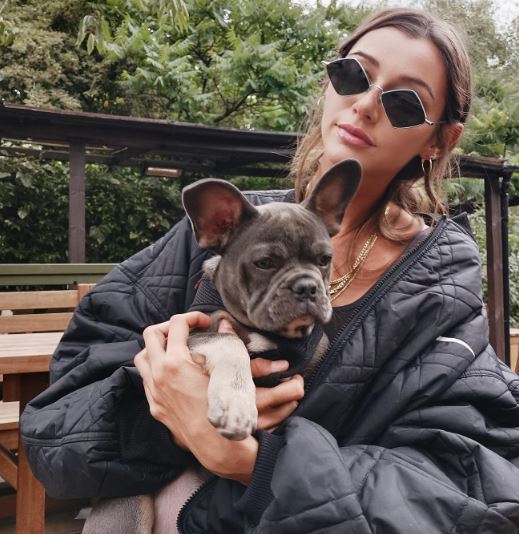 Eleanor with her pet dog