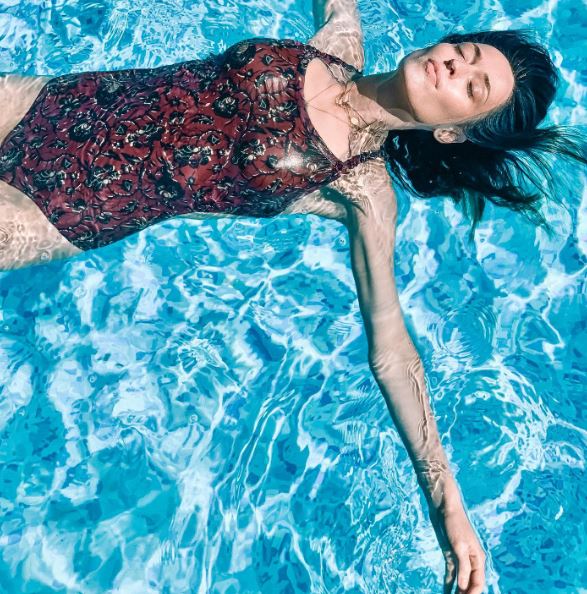 Gaelle Pietri loves swimming