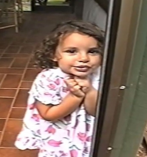 Georgia Hassarati childhood picture