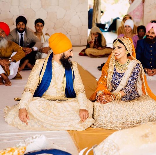 Gurkiran and Jagmeet's wdding photo
