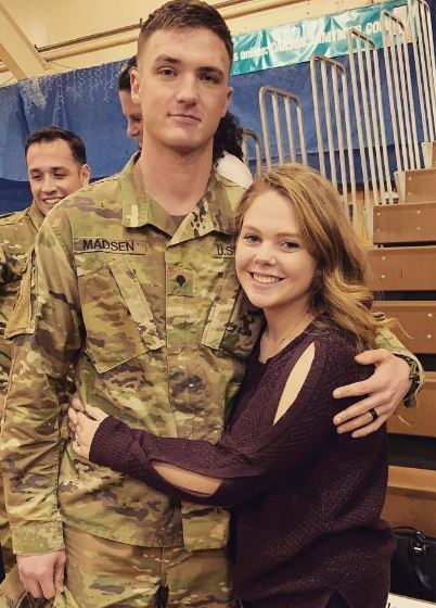 Hudson Madsen was in the US Army