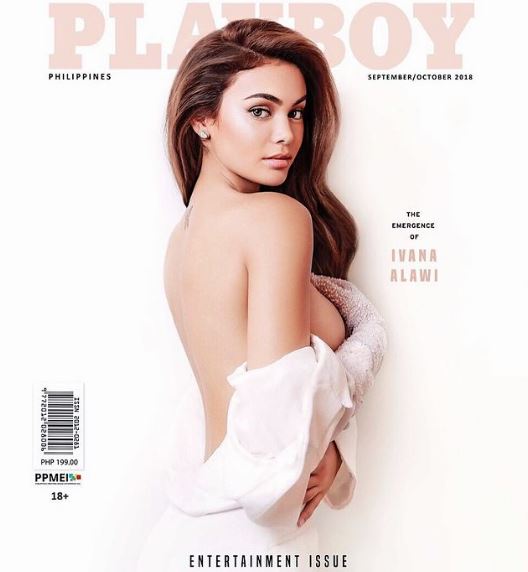 Ivana featured on Playboy magazine