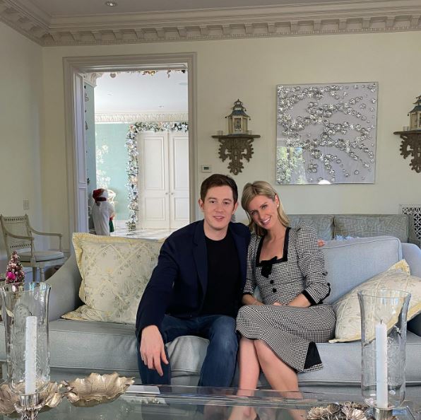 James Rothschild with his wife Nicky Hilton Rothschild