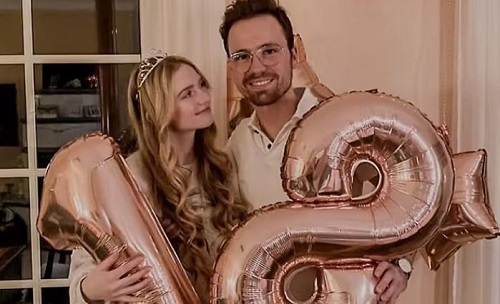 Joshua Wesely with his wife Isabelle Wesely