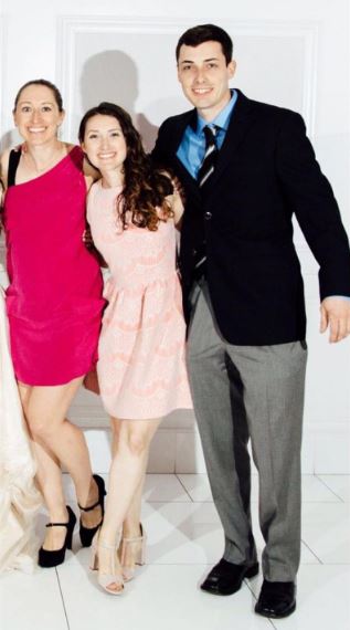 Julianna with her brother and sister