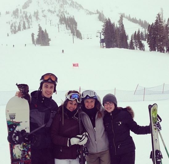 Julianna with her friends