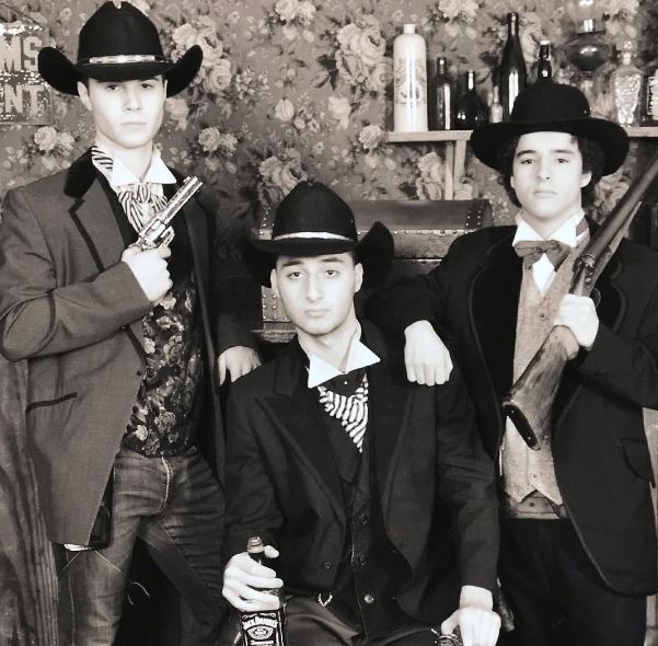 Kacavas with his friends