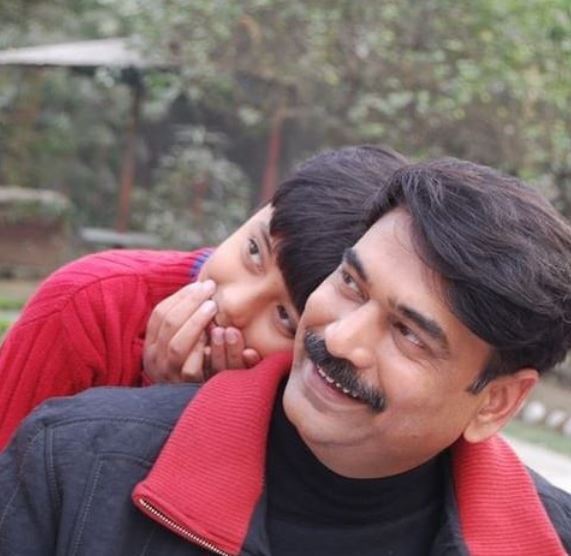 Kamal Khan with his son Aman Khan