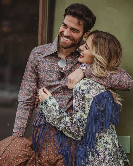 Kendall Long with her ex-boyfriend