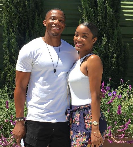 LaToya Tonodeo with her boyfriend