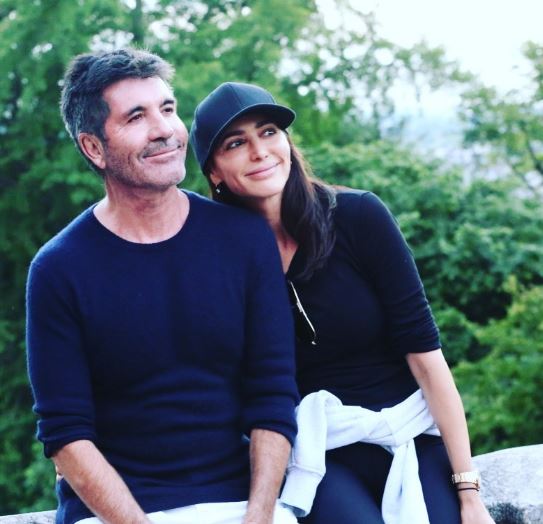 Lauren and her fiancé Simon Cowell