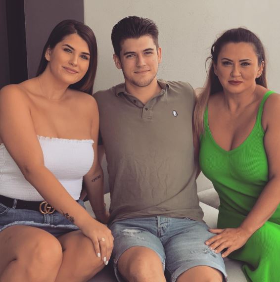 Mishel Karen with her son Sam and daughter Eva