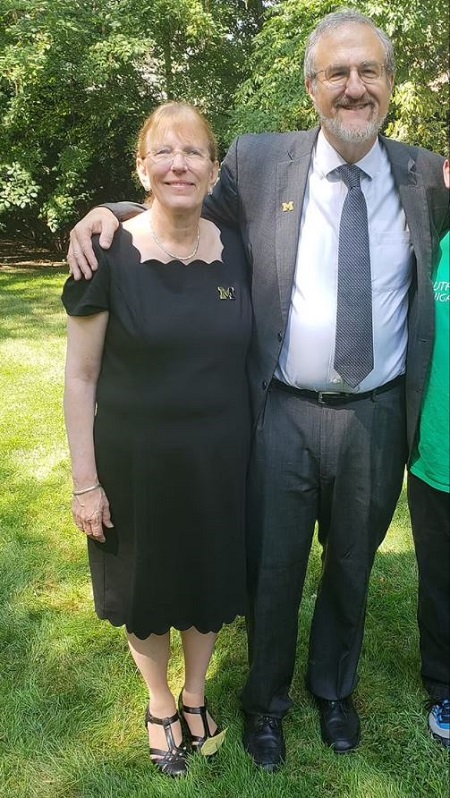Monica Schwebs with her husband