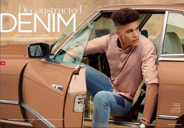 Nathan Soan Mingomezulu is a model