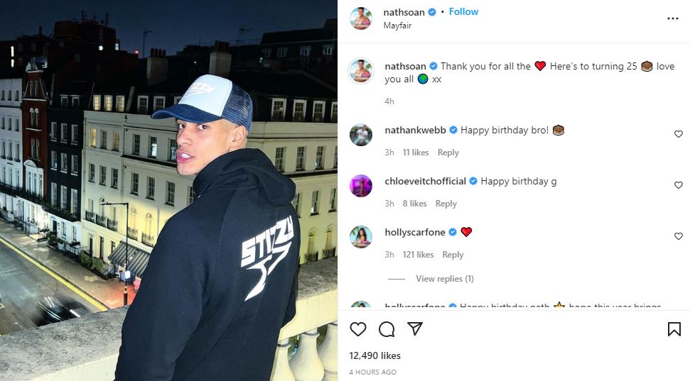 Nathan Soan's 25th birthday