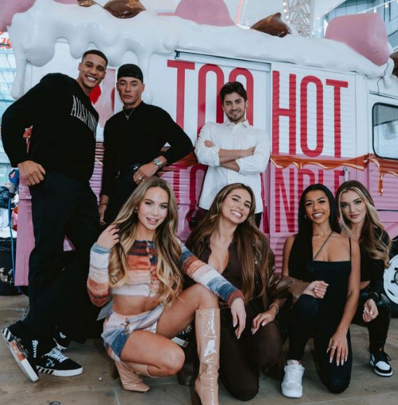 Nathan with co-stars