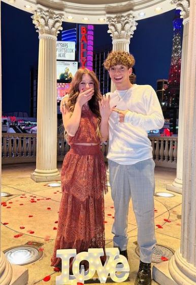 Nick got engaged to Symonne Harrison