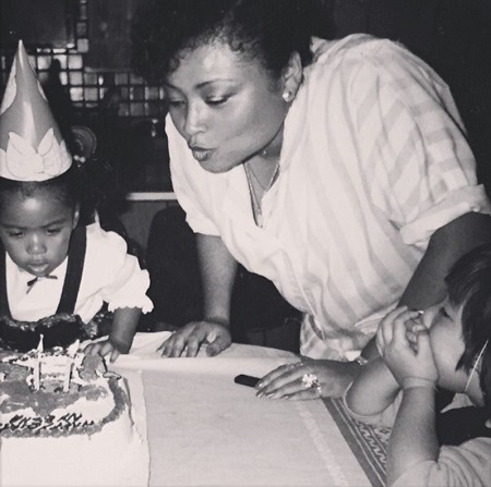 Nyesha Arrington celebrating her birthdday