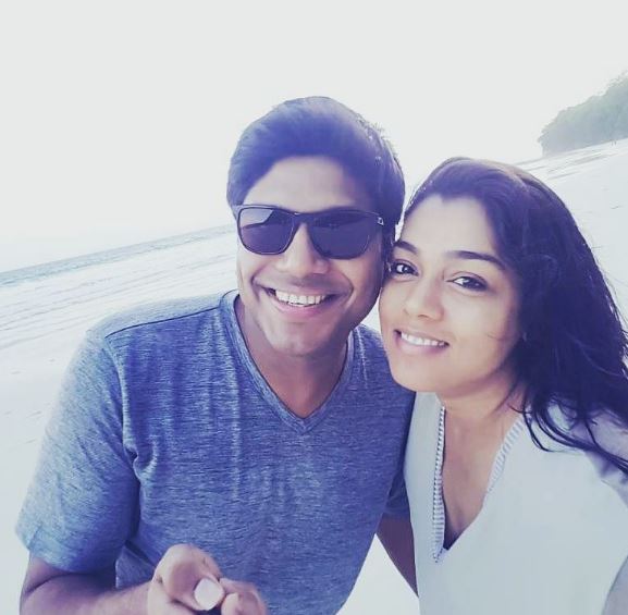 Peyush Bansal with his wife