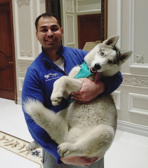 Prateek Yadav is an animal lover