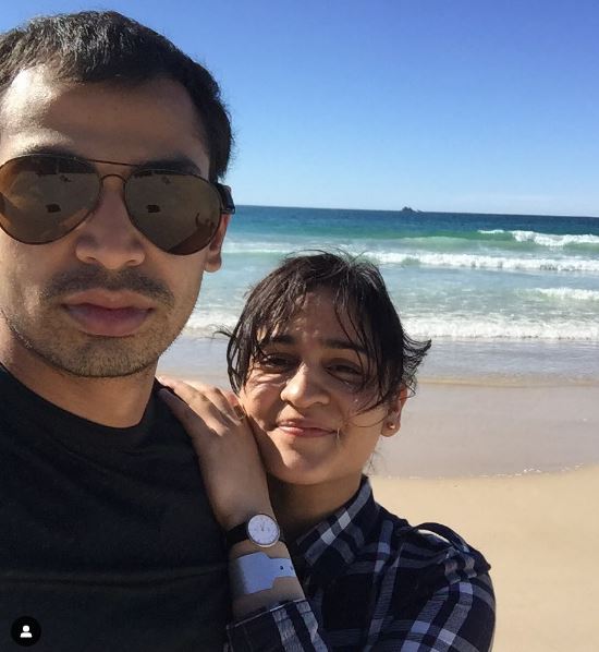Prateek Yadav with his wife