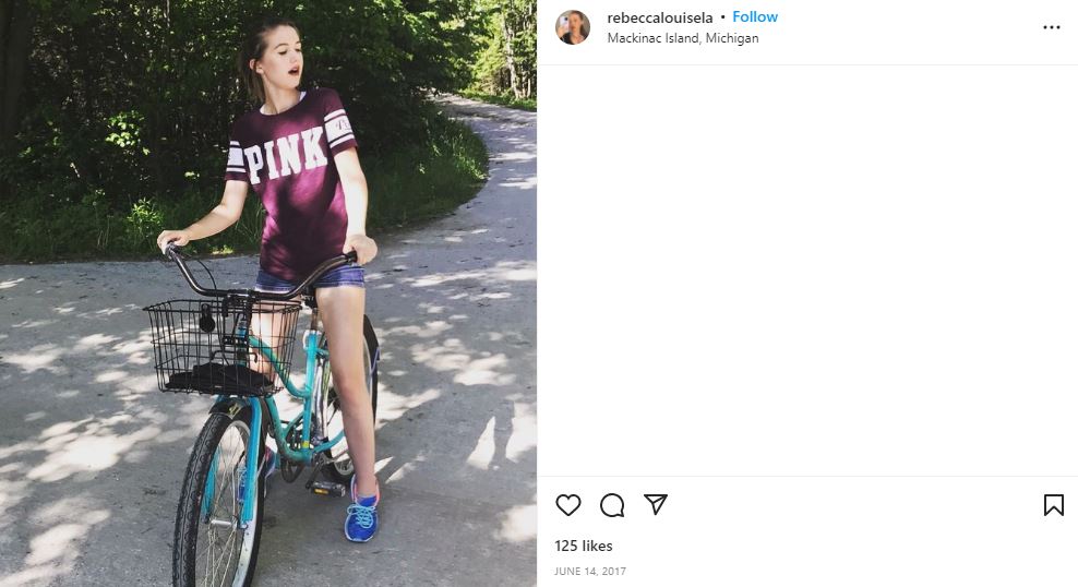 Rebecca's first IG post