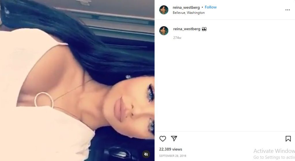 Reina Westberg first IG post
