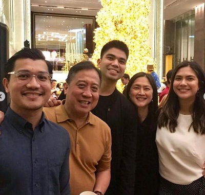 Rina Samson with her family
