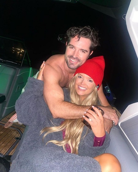 Salley Carson with her ex-fiance