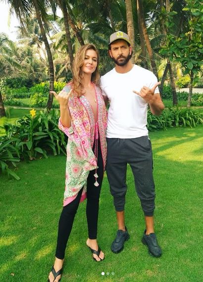 Samantha with Bollywood actor Hrithik Roshan
