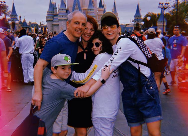 Santopietro with his family