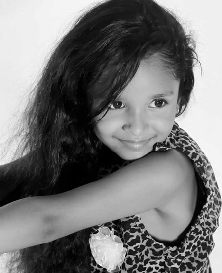 Saumya Kamble childhood picture